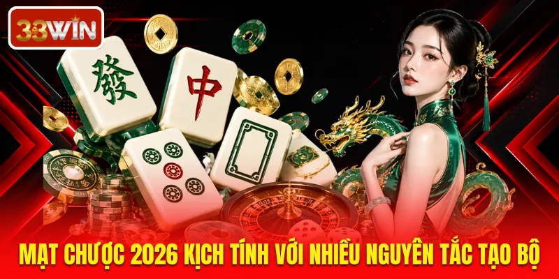 Mạt chược 2026 kịch tính với nhiều nguyên tắc tạo bộ